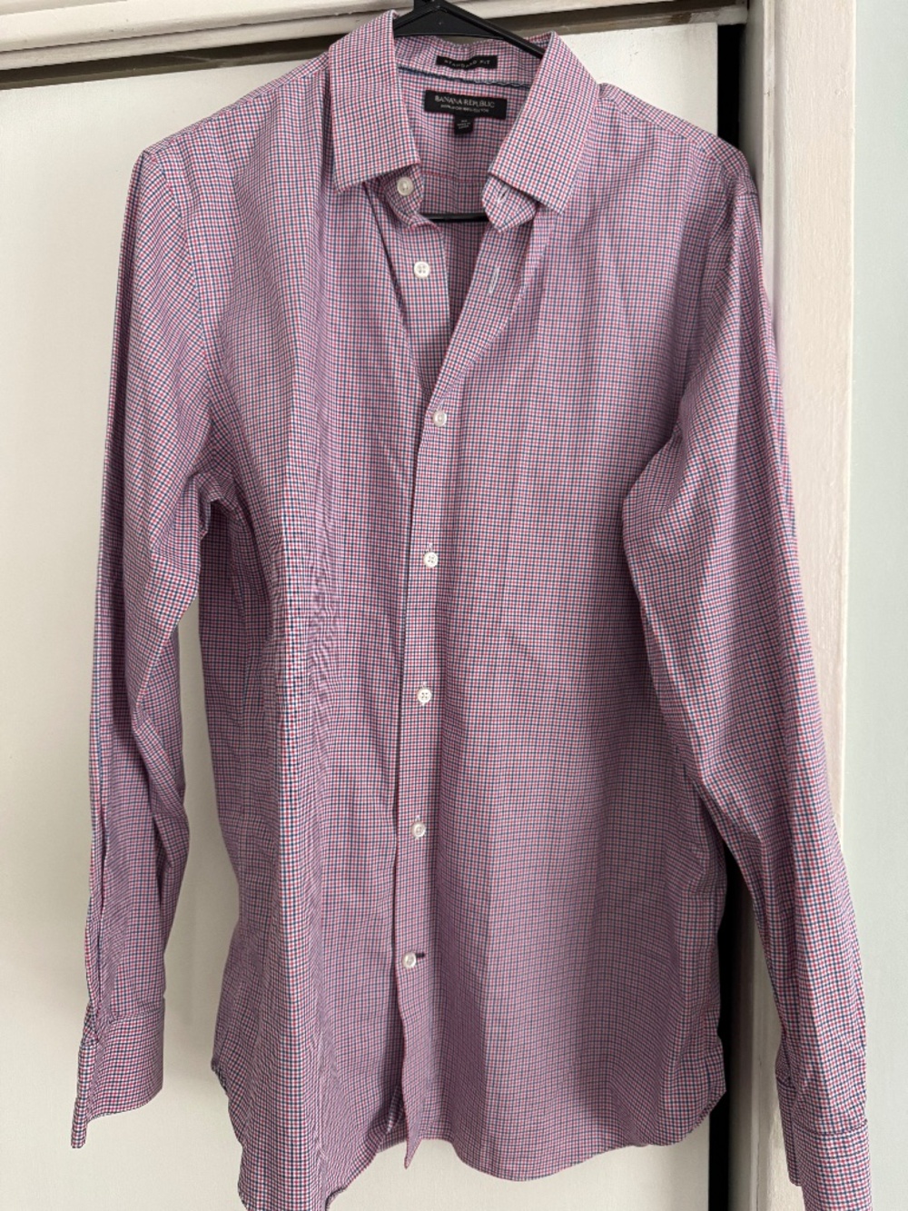 Banana Repiblic - Red and Blue Button Down Long Sleeve